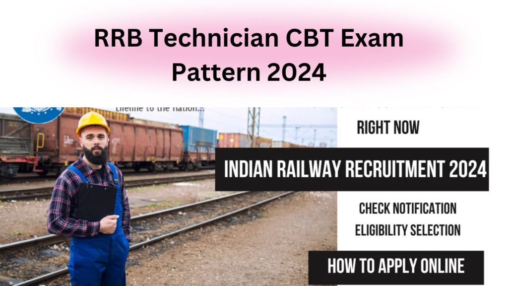 RRB Technician exam date 2024 admit card link 2 RRB Technician CBT Exam Pattern 2024
