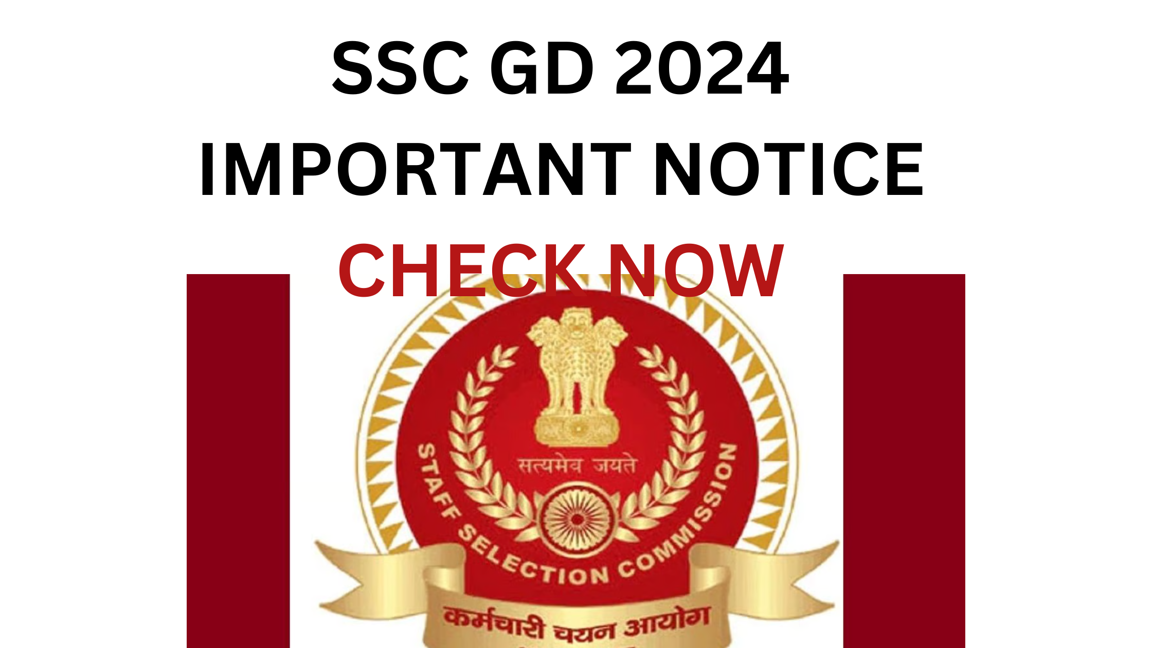 SSC GD 2024: Important Notice for DME and RME Candidates!