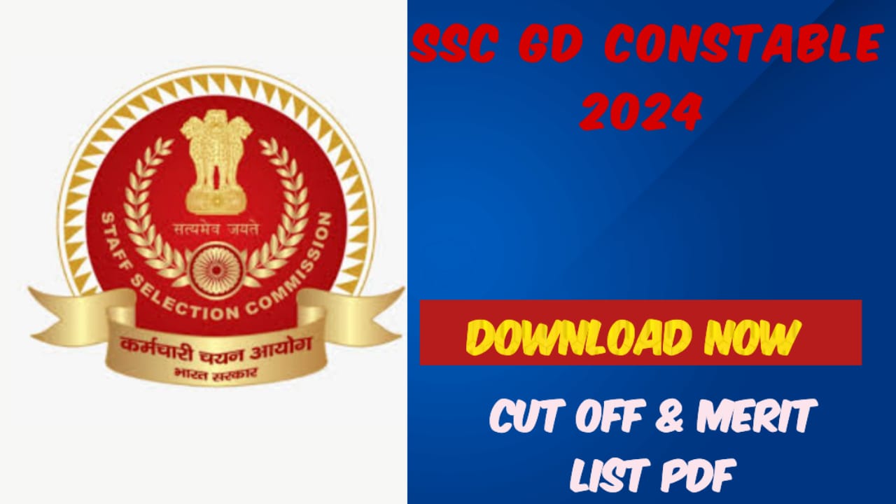SSC GD Constable Cut Off Marks 2024
