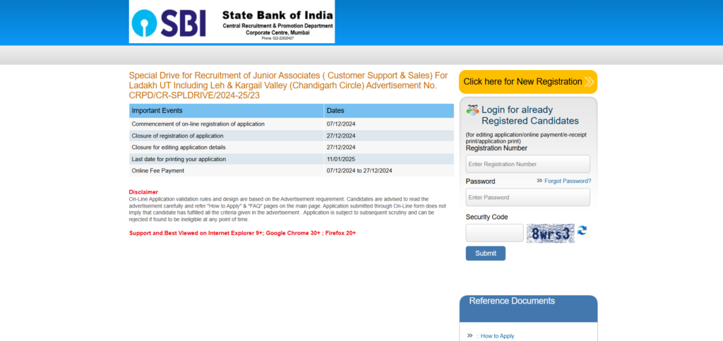  SBI Clerk Notification 2024: Application Process