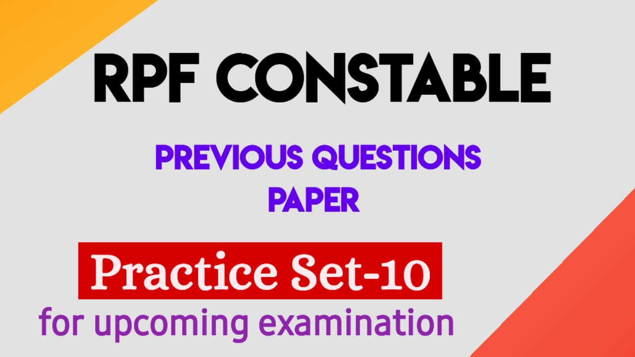 RPF Constable Previous Question