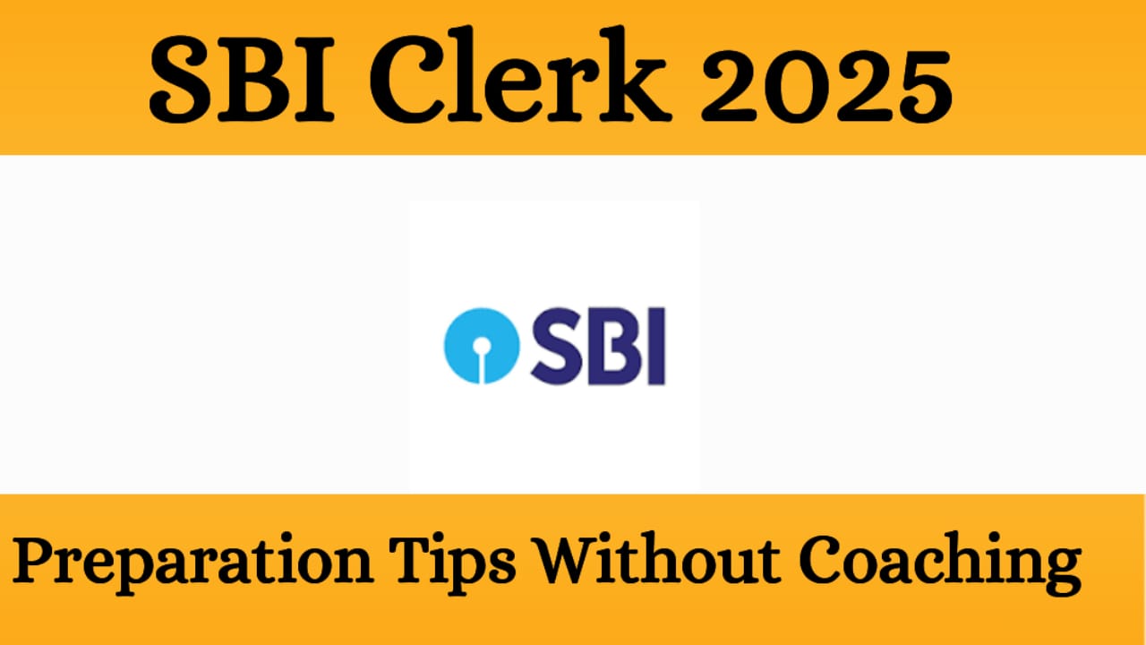 SBI Clerk 2024 Preparation Without Coaching