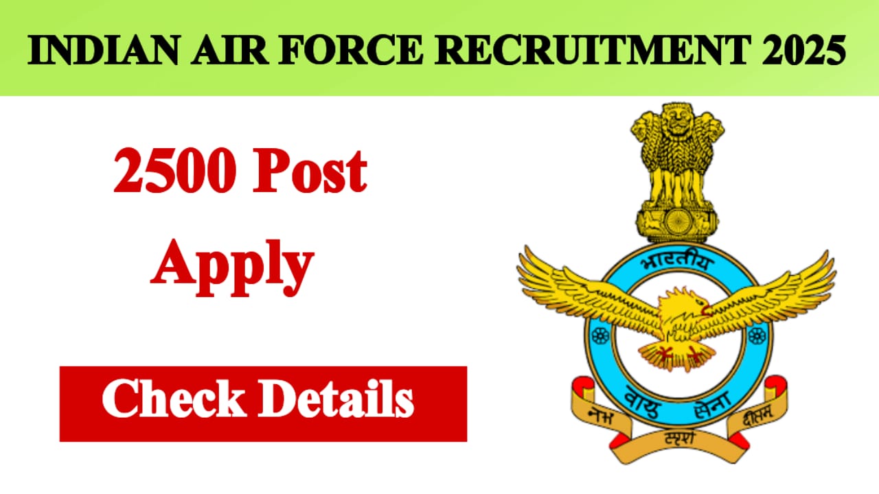 Indian Air Force Recruitment 2025