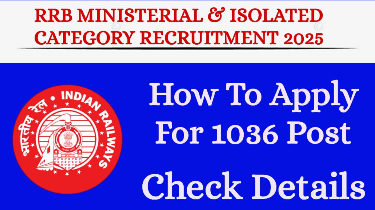 RRB Ministerial & Isolated Categories Recruitment 2025
