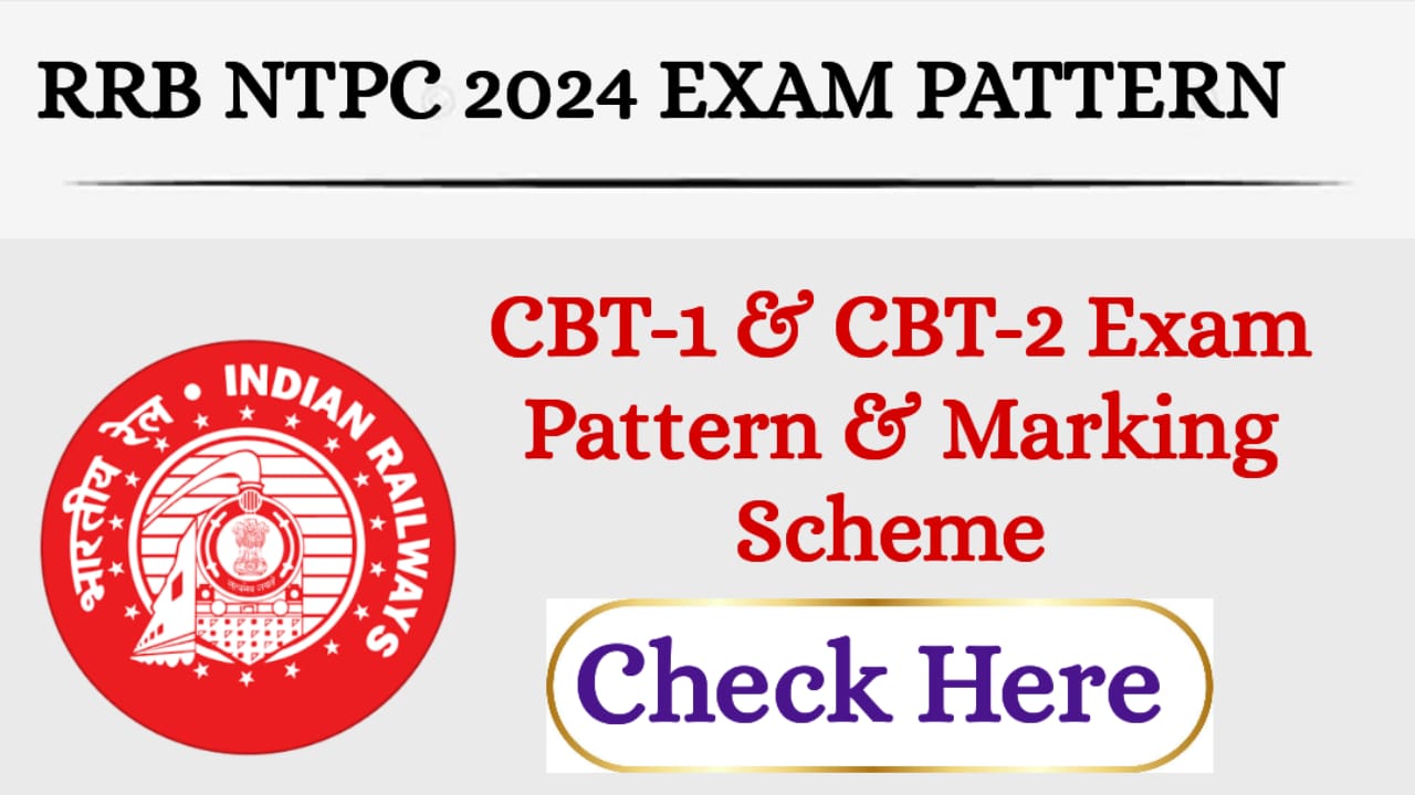 RRB NTPC 2024 Exam Pattern