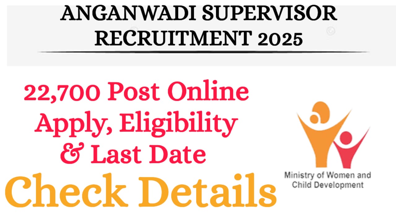 Anganwadi Supervisor Recruitment 2025